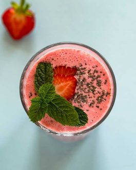 Spicy Strawberry Smoothie