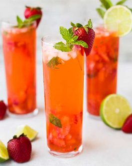 Strawberry Lime Smoothie